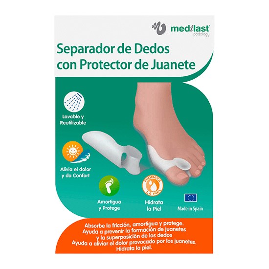 Medilast separador de dedos con protector